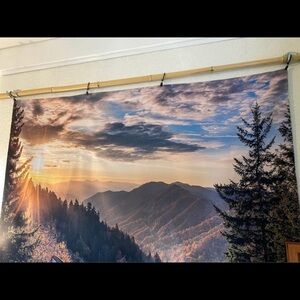 SOLD: Forest Mountains Wall Tapestry